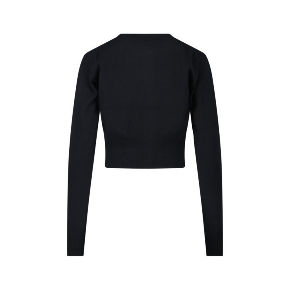 Vivienne Westwood Black Cotton Bea Cropped Cardigan - NWT - Picture 2 of 3